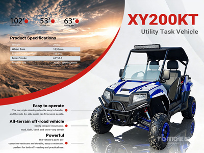 2026 XY200KT-BLUE Vehiculo Utilitario (Sin Usar) / Nutzfahrzeug (Unused)