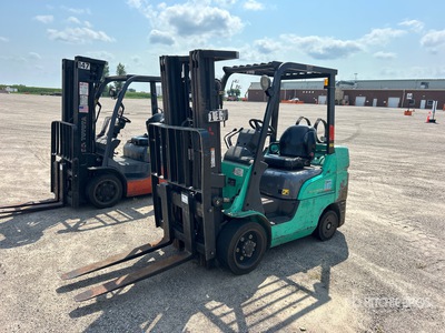 2005 Mitsubishi FGC30N 5750 lb Cushion Tire Forklift