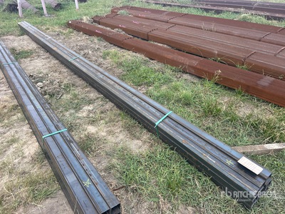 Quantity of (9) 2025 Kit Containers 3 in Square Tubing معادن متنوعة (Unused)