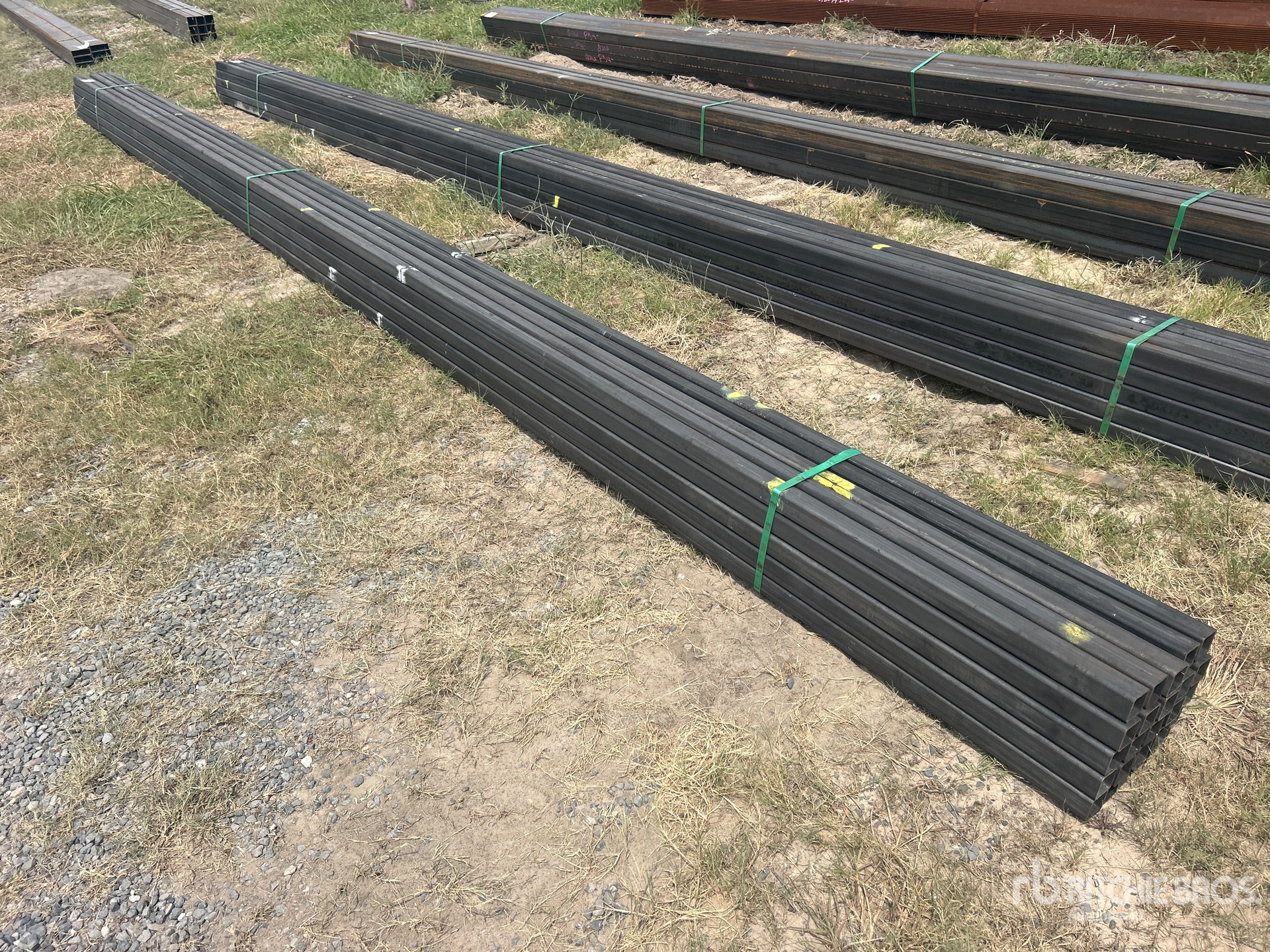 Quantity of (25) 2025 Kit Containers 2 in Square Tubing (Unused)