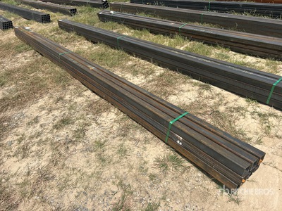 Quantity of (9) 2025 Kit Containers 3 in Square Tubing معادن متنوعة (Unused)