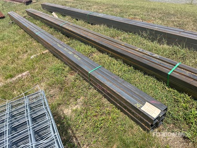 Quantity of (9) 2025 Kit Containers 3 in Square Tubing معادن متنوعة (Unused)