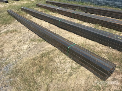Quantity of (9) 2025 Kit Containers 3 in Square Tubing معادن متنوعة (Unused)