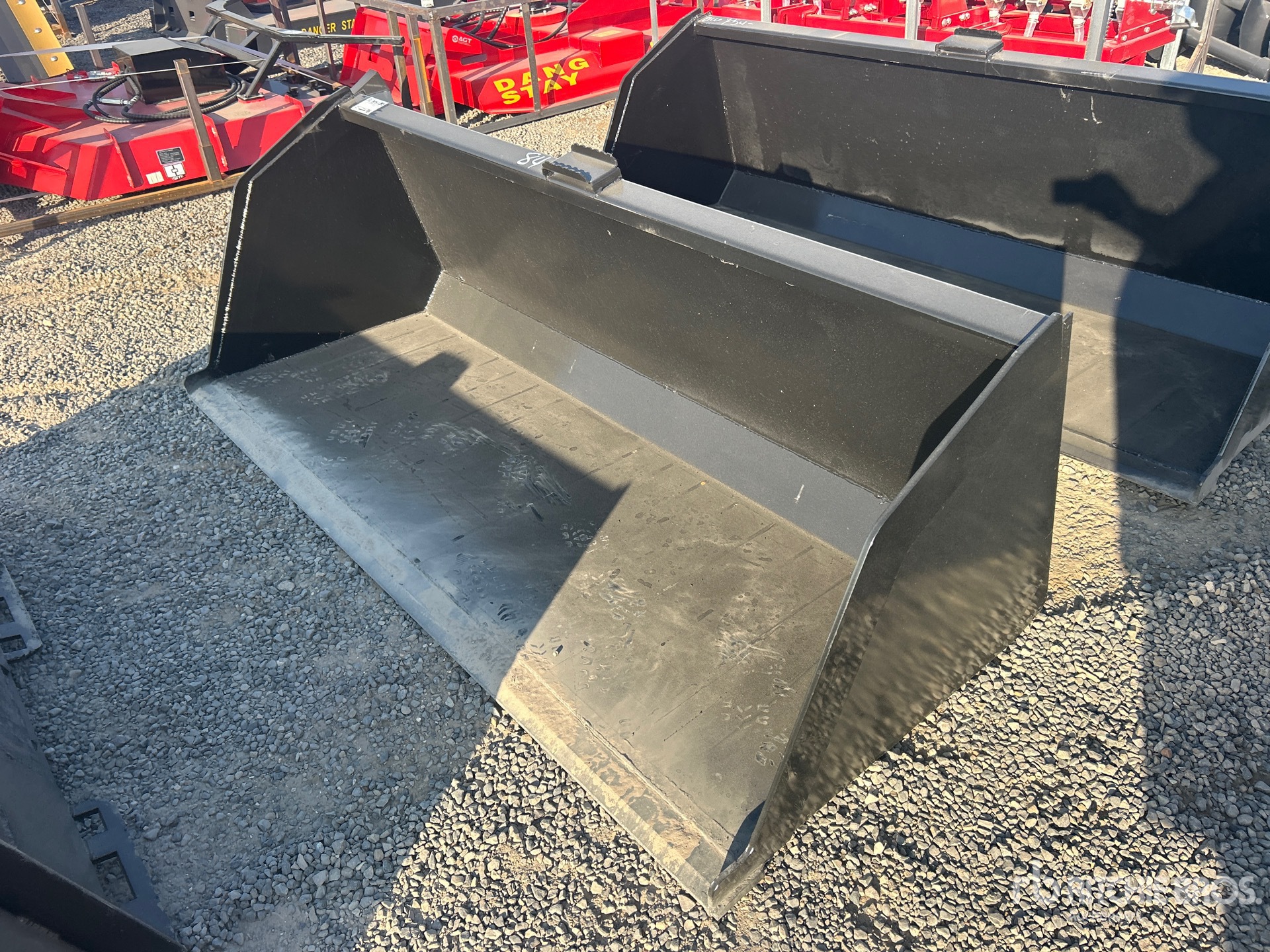 2025 Kit Containers QT-SNB-84 84 in Snow/Litter Skid Steer Bucket (Unused)