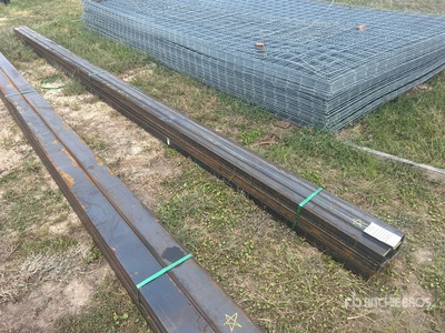 Quantity of (9) 2025 Kit Containers 3 in Square Tubing معادن متنوعة (Unused)