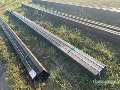 Quantity of (6) 2025 Kit Containers 3 in Square Tubing (Unused)