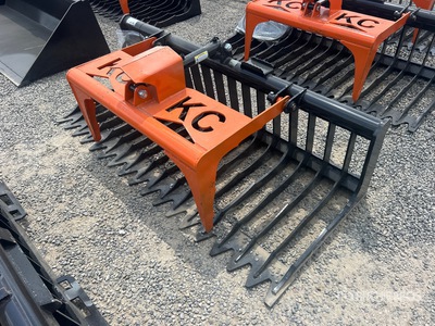 2025 Kit Containers QT-SG-S76-V3 76 in Skeleton Skid Steer Grapple (Unused)