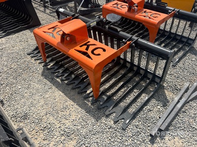 2025 Kit Containers QT-SG-S76-V3 76 in Skeleton Skid Steer Grapple (Unused)