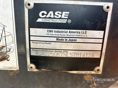 2020 Case CX250D Escavatore cingolato