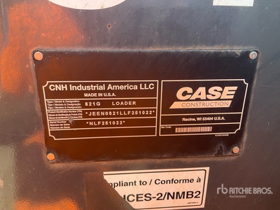 2020 Case 821G Wheel Loader