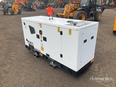 2023 JCB G45QS 40.7 kVA Skid-Mounted Generator set