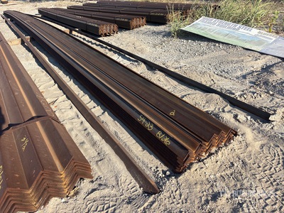Quantity of 2 in x 2 in x 40 ft Angle Iron