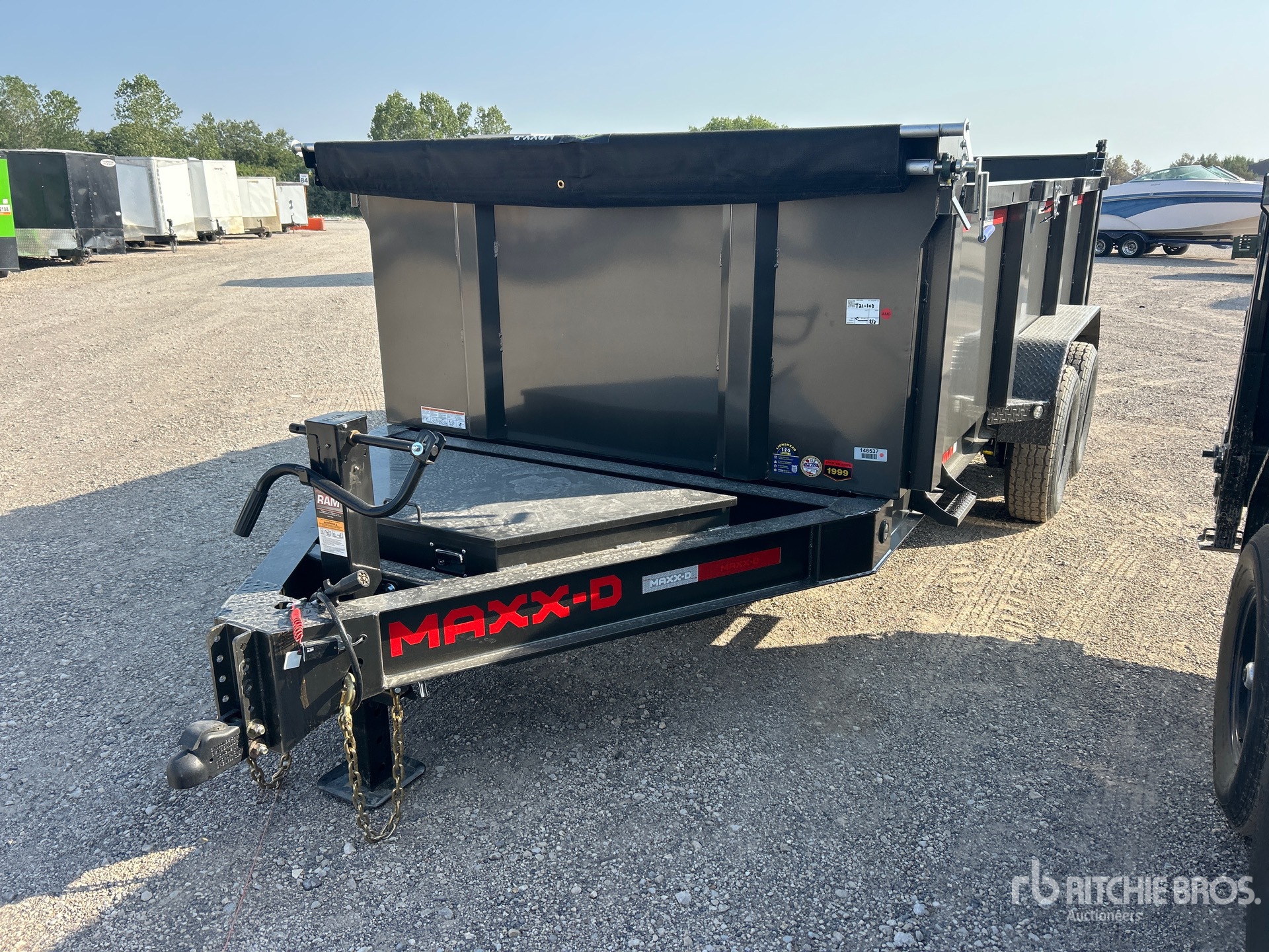 2027 MAXX-D DKX 14 ft T/A Dump Utility Trailer (Unused)