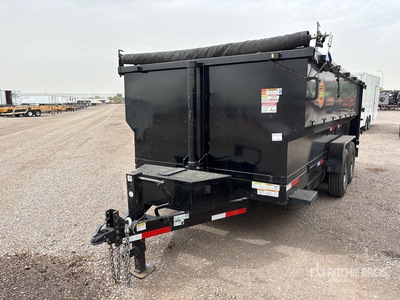 2025 Texas Pride DT716416KBP 16 ft T/A Remolque Ligero de Volteo
