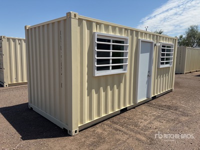 2026 20 ft x 8 ft Skid-Mounted Storage Container Mobile Office Divers  (Unused)