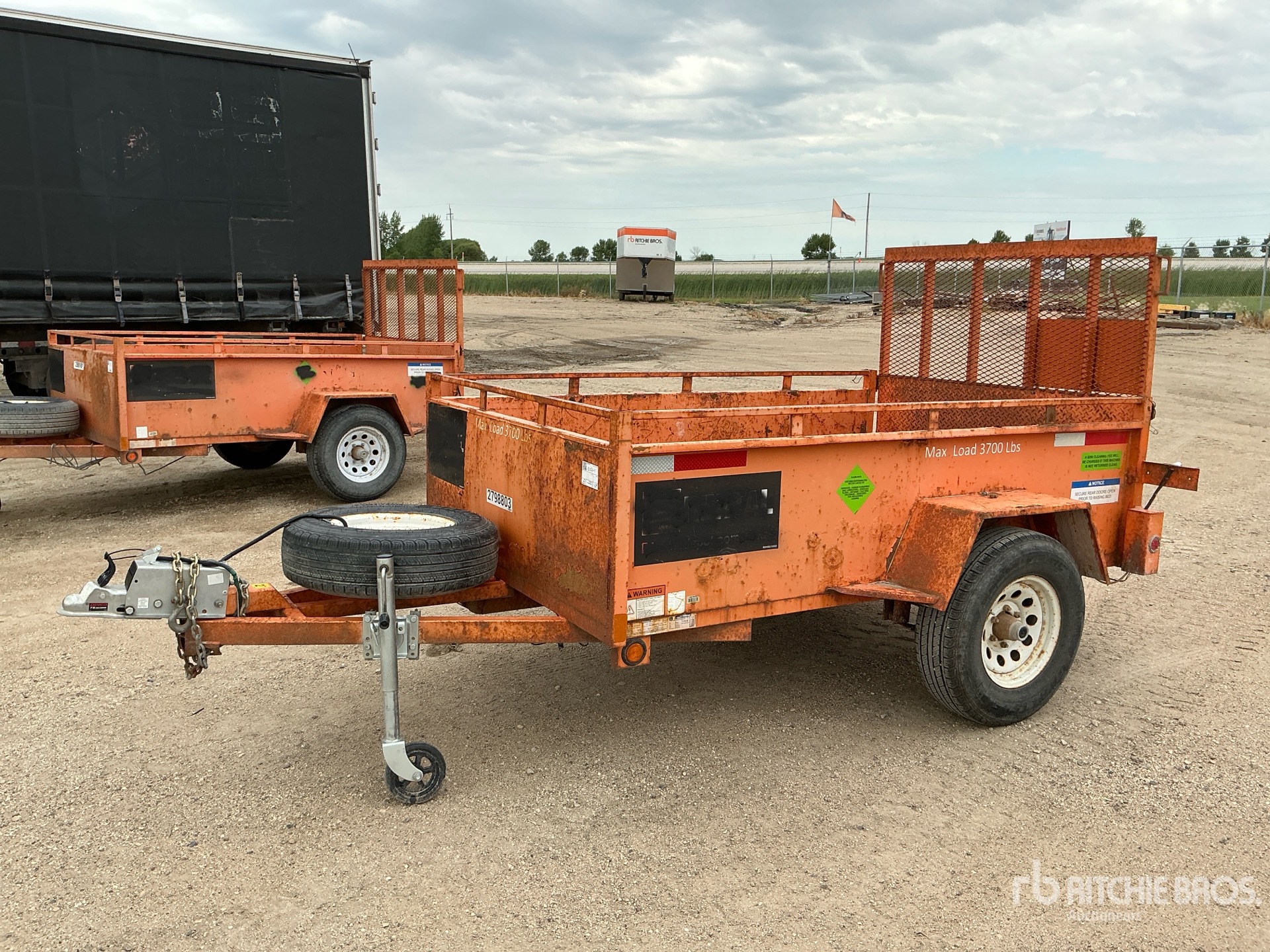 2019 Miska CA58U S/A Utility Trailer