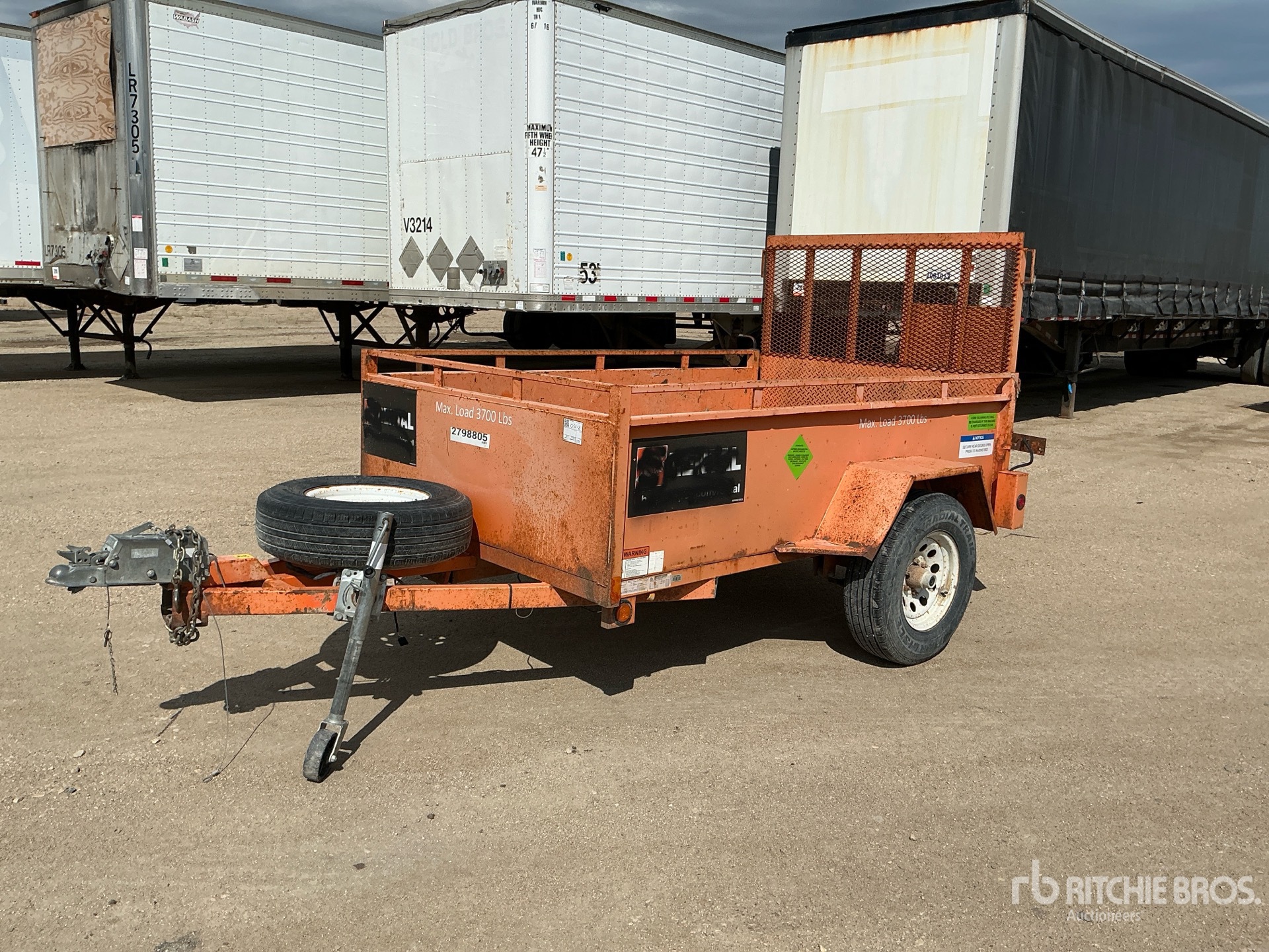 2019 Miska CA58U S/A Utility Trailer