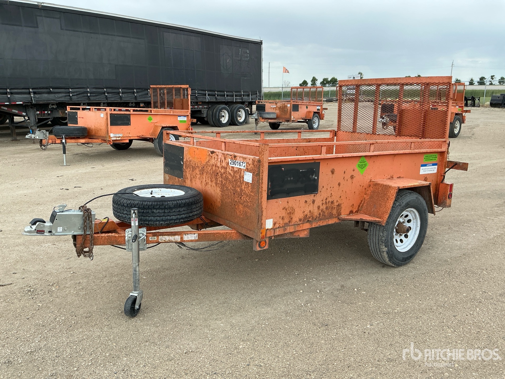 2020 Miska CA58U S/A Utility Trailer
