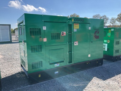 2026 Cummims CG-100 100 kVA Skid-Mounted Planta de Luz (Sin Usar) / Generator (Unused)