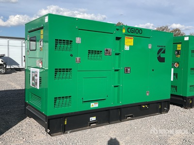 2026 Cummims CG-100 100 kVA Skid-Mounted Planta de Luz (Sin Usar) / Generator (Unused)