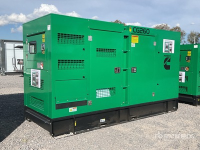 2026 Cummins CG260 260 kVA Skid-Mounted Planta de Luz (Sin Usar) / Generator (Unused)
