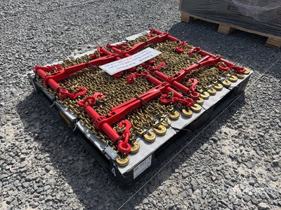 Quantity of (8) 2026 Mackman BC-5400 Lote De Matracas Con Cadenas (Sin Usar) / 5400 lb Ratchet Binder And Chains (Unused)
