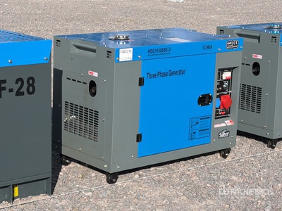 2026 HDG11500SE-3 12.5 kVA Mobile Planta de Luz (Sin Usar) / Generator (Unused)