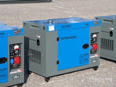 2026 HDG11500SE-3 12.5 kVA Mobile Planta de Luz (Sin Usar) / Generator (Unused)