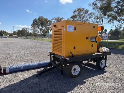 2026 600HW 10" Mobile water pump with piping Trailer-Mounted (Unused)