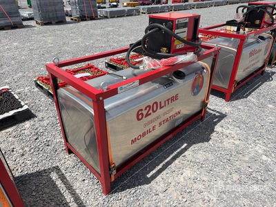 2026 Yuni D620DC 620 L Skid Mounted Stainless Steel Diesel Tanque para Combustible (Sin Usar) / Benzinetank (Unused)