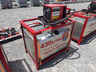 2026 Yuni D430DC 430 L Skid Mounted Stainless Steel Diesel Tanque para Combustible (Sin Usar) / Benzinetank (Unused)