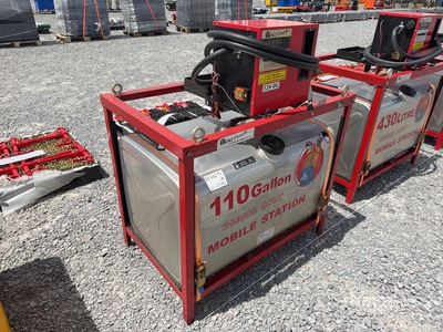2026 Yuni D430DC 400 L Skid Mounted Stainless Steel Diesel Tanque para Combustible (Sin Usar) / Benzinetank (Unused)