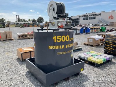2026 Yuni D1500DC 1500 L Skid Mounted Steel Diesel 1500 Liter with Pump Benzinetank (Unused)