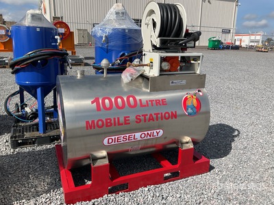 2026 Yuni D1000DC 1000 L Skid Mounted Steel Diesel Tanque para Combustible (Sin Usar) / Benzinetank (Unused)