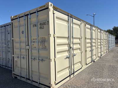 2026 40 ft High Cube Multi-Door Storage Container