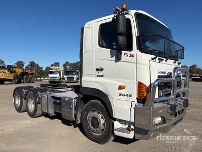 2019 Hino 700 Series 6x4 T/A Sleeper Truck Tractor