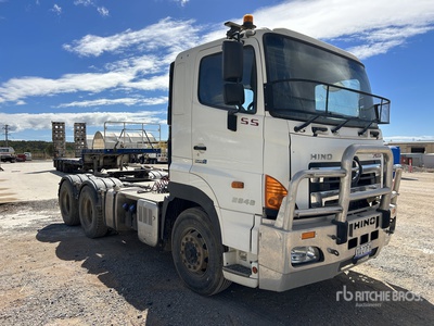 2019 Hino 700 Series 6x4 T/A Sleeper Truck Tractor