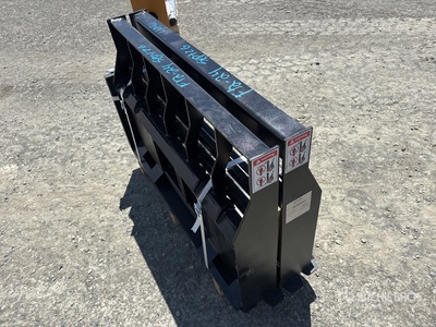 Quantity of (2) 2026 LYALS ALSF48 48 in Skid Steer Forks (Unused)