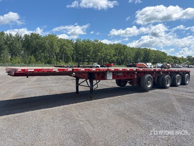 2014 Transcraft TL2000 48 ft Quad/A Flatbed Trailer