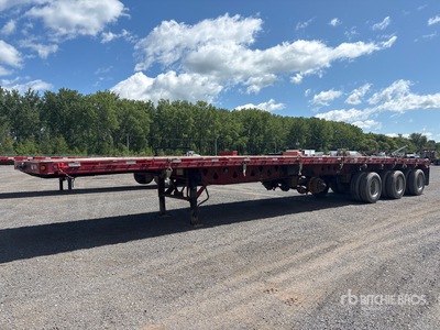 2014 Manac 48 ft Quad/A Flatbed Trailer