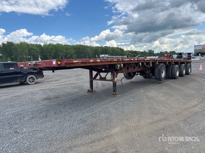 2014 Manac 48 ft Quad/A Flatbed Trailer