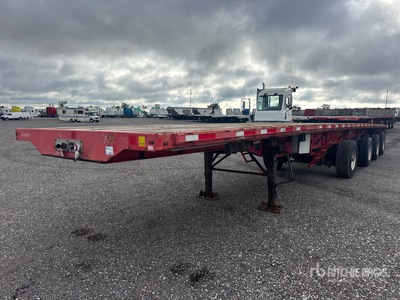 2014 Transcraft TL2000 48 ft Quad/A Flatbed Trailer