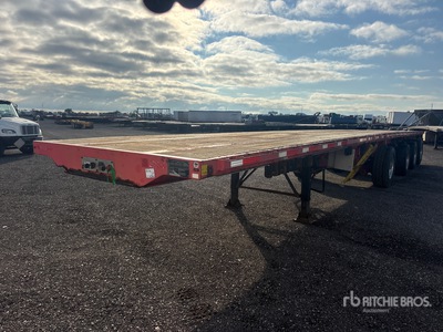 2014 Transcraft TL2000 48 ft Quad/A Flatbed Trailer
