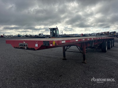 2014 Transcraft TL2000 48 ft Quad/A Flatbed Trailer
