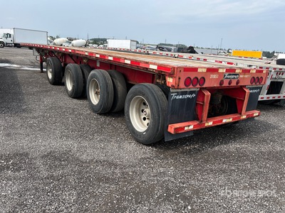 2014 Transcraft TL2000 48 ft Quad/A Flatbed Trailer