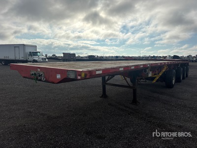 2014 Transcraft TL2000 48 ft Quad/A Flatbed Trailer