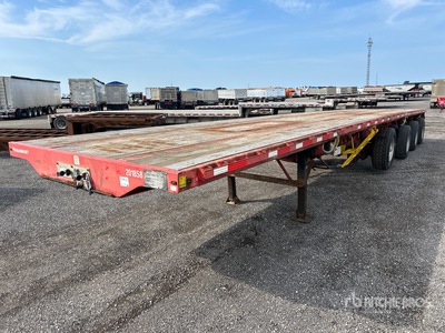 2014 Transcraft TL2000 48 ft Quad/A Flatbed Trailer