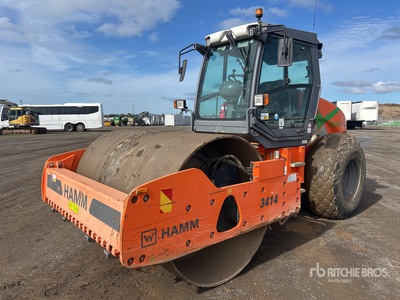 2019 Hamm 3414 جهاز ضاغط الأسطوانة الناعمة