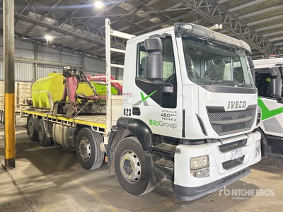 2016 Iveco Stralis AT 500 8x4 Flatbed Truck
