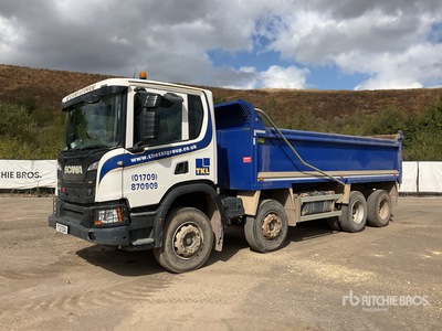 2021 Scania P410 XT 8x4 Twin-Steer Extended Cab Tipper Quad/A Dump Truck